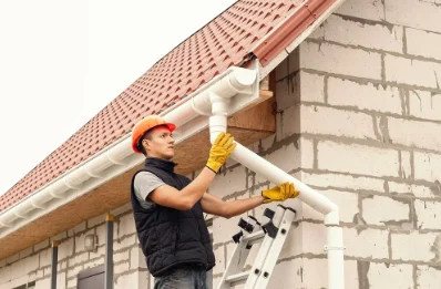 Pose et remplacement de gouttières à Châteauvieux-les-Fossés